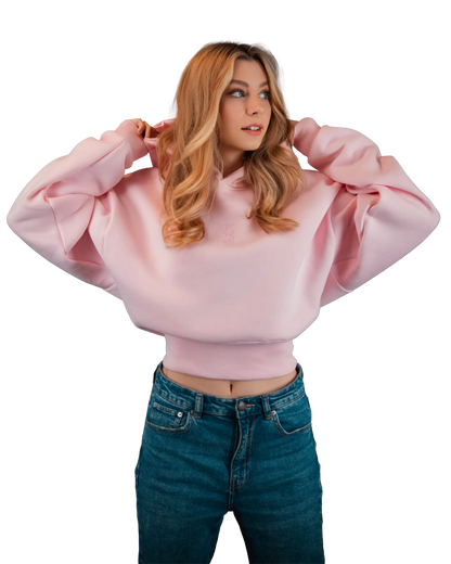 Crop Hoodie | Sakura