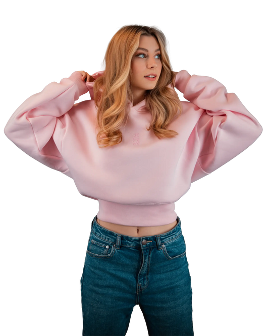 Crop Hoodie | Sakura